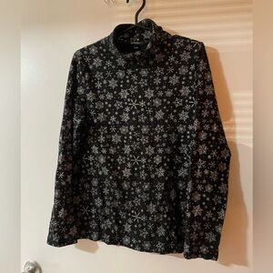 Snowflake winter Christmas turtleneck
